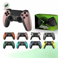 Grosir Pabrik RTS untuk Gamepad Nirkabel Bluetooth PS4 Dual Vibration 6-Axis Turbo Controller untuk PC Steam PS3 Game Controller