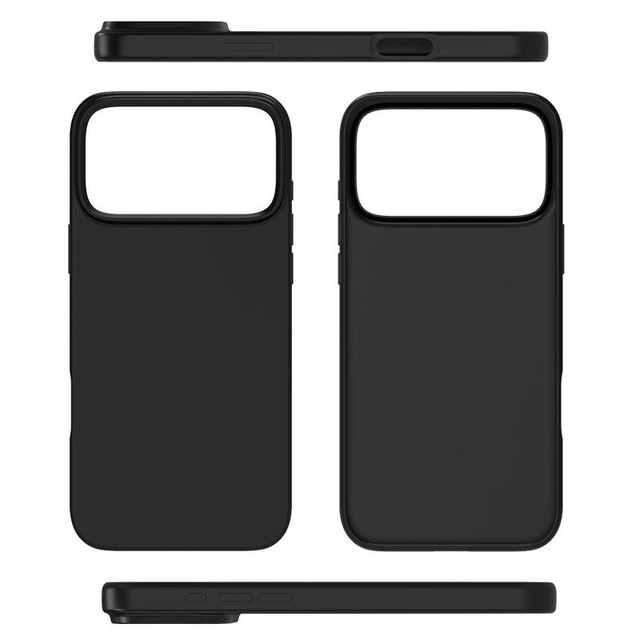 Fashion High Quality Shockproof Black Matte Skin-feel Phone case for iPhone 17 air 16 Pro Max Protective Cover Wireless Magnetic