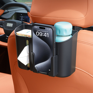 <b>Car</b> Hanging Storage Box Seat Back <b>Organizer</b>, Divided Pocket Cup Holder Sturdy Durable Universal Fit, for BMW Toyota Honda - Product Image 2