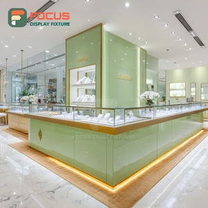 Mostrador de Exhibición de Joyería para Centro Comercial de Alta Visibilidad, Vitrina Comercial con Marco Metálico - Product Image 3