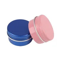 Boîte en aluminium personnalisée pour bougies, café, thé, avec impression personnalisée, contenances de 5 ml, 10 ml, 20 ml, 30 ml, 50 ml, 60 ml, 80 ml, 100 ml