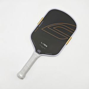 Raquette de pickleball en fibre de carbone de 16 mm, approuvée par l'USAPA, noir or blanc - Product Image 6