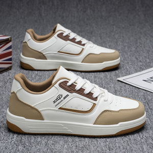 Nouvelles chaussures de skate pour hommes à lacets multi-matériaux, tendance de la mode, style coréen, chaussures de sport décontractées, chaussures polyvalentes pour étudiants - Product Image 3