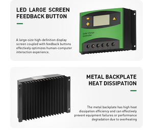 Hiệu quả cao LCD SOLAR <span class=keywords><strong>CHARGE</strong></span> <span class=keywords><strong>CONTROLLER</strong></span> 20A 30A 40A 12V/24V Battery <span class=keywords><strong>charge</strong></span> Control cho bảng điều khiển năng lượng mặt trời hệ thống Kit - Product Image 4