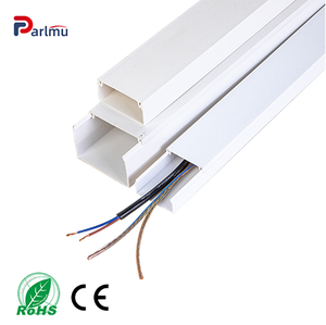 Canalina per Cavi in <span class=keywords><strong>PVC</strong></span> di Alta Qualità - Copertura Autoadesiva per Nascondere i Cavi - Lunghezza Personalizzabile - per Impianti Home Theater - Product Image 1