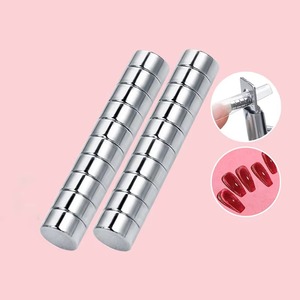 10Pc Small Magnets False Tips <b>Edge</b> <b>Cutters</b> Tip Magnet Manicure Tool Acrylic Nails Professional Nail Art Clipper Magnet Board UV - Product Image 4