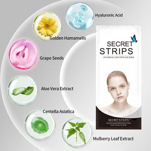 Güzellik kozmetik Anti kırışıklık Anti Aging yüz levha maskesi şeffaf kollajen kristal yüz maskesi - Product Image 3