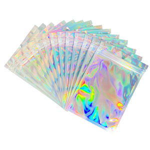 Bolsas Transparentes Holográficas con Cierre Ziplock, Impresión en Huecograbado, Bajo MOQ, Embalaje de Plástico Reciclable para Joyería y Festivales - Product Image 5