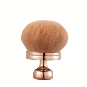 Pinceau Kabuki personnalisé Ulikeke avec logo, grand format, doux et moelleux, pour poudre, blush, fond de teint, illuminateur corporel, bronzer, paillettes - Product Image 1