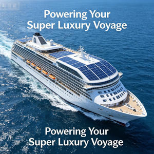 แผงโซลาร์เซลล์แบบ N-type 490 วัตต์ ประสิทธิภาพ 20.60% ผลิตจากกระจก ทนทานต่อการกัดกร่อนจากเกลือ สำหรับเรือสำราญขนาดใหญ่พิเศษ - Product Image 4