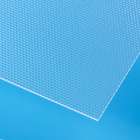Feuille diffuseur prismatique optique LED UGR en polycarbonate transparent gaufré à vendre