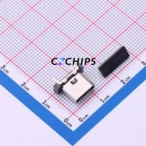TYPEC-300-BCP16H88 USB Connector SMD Connector ( Connector Type: Type-C )( Protocol Standard: USB 3.1 )( Gender: Female ) - Product Image 1