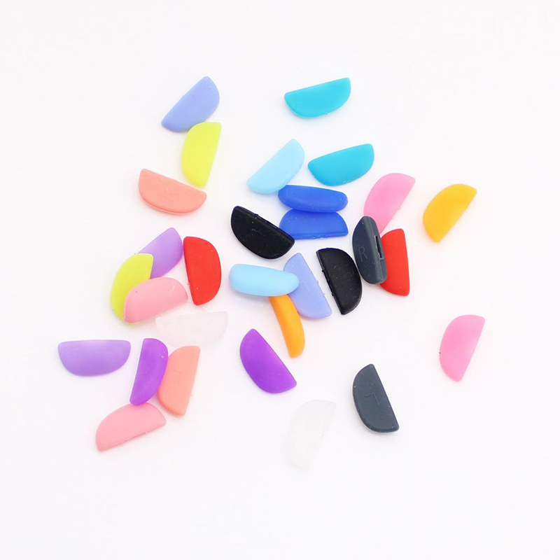 Новые противоскользящие мягкие силиконовые накладки для очков, Необычные оправы для очков, силиконовые накладки