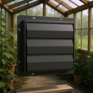 Ventilateur d'extraction à volet 10 pouces 1000 CFM avec moteur EC à vitesse variable, fixation murale pour serre et abri - Product Image 2