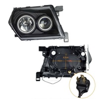 Accessoire automobile YBJ, nouveau feu de position DRL pour NISSAN Patrol GU Y61 MK5 1998-2003 Wagon SUV, phare à yeux d'ange