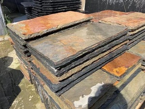 Sản Phẩm Nổi Bật Từ Nhà Máy Đá Phiến Tự Nhiên <span class=keywords><strong>Rusty</strong></span> Slate Patio Paver Mô Hình Pháp Đá Phiến Tự Nhiên - Product Image 2