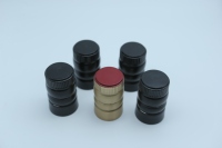 Capsule rétractable en polylaminé pour bouteille de whisky avec logo personnalisé, capsule en aluminium