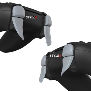 PlayVital Gray Blade 2 Pares de Ajustadores para Mejora de Juego, Botones de Hombro, Extensores de Gatillos y Protectores para Control de PS5 - Product Image 5