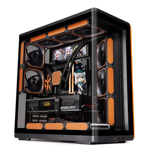 Boîtier d'ordinateur de bureau <span class=keywords><strong>AIGO</strong></span> Xingcan Chenhai Shining Star Scenic View ATX avec insert arrière, refroidissement par eau 360, tout-en-un, verre incurvé - Product Image 2