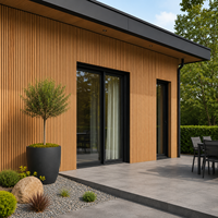 Panneaux de bardage composite co-extrudés résistants aux intempéries, revêtement extérieur durable avec stabilité de couleur à long terme, OEM