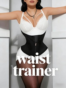 Corset amincissant Hot Fajase avec fermeture éclair, gaine de compression abdominale post-opératoire BBL Lipo, haut de sport pour femme avec 13 baleines en acier - Product Image 1