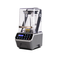 Mixeur Commercial Insonorisé Robuste HENGZHI, Mixeur Silencieux pour Smoothies, Mixeur Insonorisé à Vitesse Variable pour Café