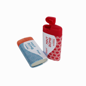 Tin trường hợp kim loại kẹo cao su hộp hình chữ nhật container bạc hà kim loại nhỏ sang trọng Phẳng Màu Xanh Lá Cây Kẹo Đỏ tùy chỉnh tin trường hợp - Product Image 2