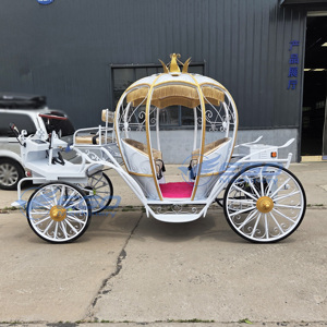 Carruaje de Caballos de Lujo Estilo Cenicienta, Eléctrico, para Bodas, de Alta Calidad, en Venta - Product Image 6