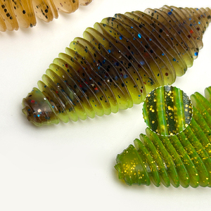 Señuelo de pesca de lombriz tipo Bellows Gill de 65mm, 70mm, 100mm, señuelo blando para pesca de lubina, cebo blando tipo larva - Product Image 3