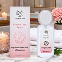 Brume Tonique Visage Fermentée au ADN de Saumon Sauvage PDRN Micro-encapsulé, Raffermissante, Anti-âge, Lissante Rides, Hydratante et Réparatrice
