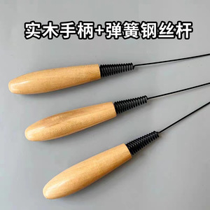 Wooden Stick <b>Cat</b> Teasing Wand Black Feather Manual Exercise Toy For <b>Cats</b> - Product Image 5
