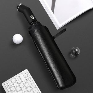 Wxl349 Parapluie de voiture pliable en 3 sections avec lampe de poche automatique 10K et LED rotative, résistant à la pluie légère pour l'extérieur - Product Image 2
