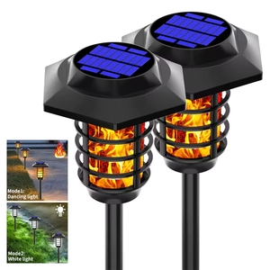 Factory Supply <strong>New</strong> IP44 Waterproof LED Solar Flame Lamp Outdoor Courtyard Landscape <strong>Torch</strong> for <strong>Garden</strong> Lawn ROHS Certified