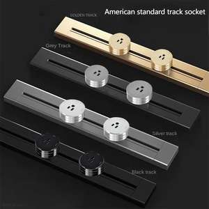 Enchufe de Mesa de Aleación de Aluminio Personalizado, Estándar EU, UK, US, 3 Tomas, Nivel IP44, Funciones Seleccionables, Enchufe de Pared con Riel Deslizante - Product Image 6