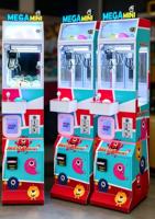 Mini machine à griffes géante pour la distribution de jouets en peluche et de cadeaux, machine de jeu d'arcade à monnayeur