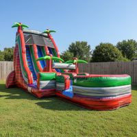 CE Meilleure Vente Château Gonflable Thème Arche avec Toboggan Aquatique Gonflable