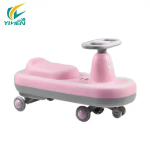 Produit en usine bébé balançoire voiture en plein air enfant monter sur jouet en plastique Wiggle voiture enfants pousser vélo