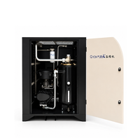 Compresseur d'air industriel rotatif à vis portable 7,5 kW 11 kW 15 kW 22 kW 37 kW 55 kW 75 kW, refroidi par air, lubrifié, alimenté en courant alternatif, avec pompe et moteur