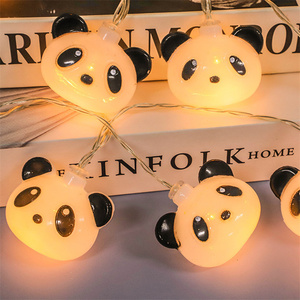 Crescent Veilleuse À Piles Suspendus Fée Led <span class=keywords><strong>Lune</strong></span> Guirlande Lumineuse pour Enfants panda Décoration De Fête De Mariage - Product Image 4