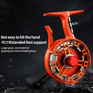 Venta caliente <span class=keywords><strong>3</strong></span>,6: 1 Relación de engranajes Carrete de pesca con mosca de hielo de invierno <span class=keywords><strong>3</strong></span> + 1BB Varios colores Balsa de metal Rueda de pesca Rueda delantera - Product Image 3