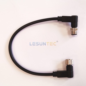 3针4针5针8针工控防水M5 M8 M12全系列航空插头弯头连接器线束 - Product Image 5