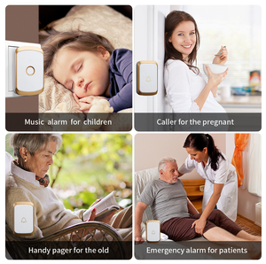 <span class=keywords><strong>Sonnette</strong></span> de porte <span class=keywords><strong>étanche</strong></span> IP44 Daytech DB06 avec 36 sonneries, prise EU/UK/US, <span class=keywords><strong>sonnette</strong></span> de porte intelligente sans fil - Product Image 2