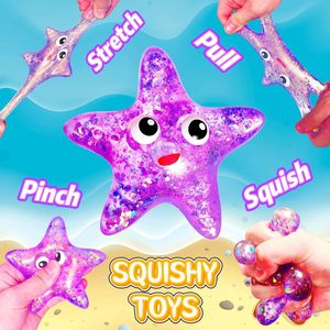 Jouet Squishy TPR Série Maltose Aurora Colorée – Anti-stress, Cadeau pour Enfants et Adultes, Stimule l'Humeur pour Journées Chargées - Product Image 2