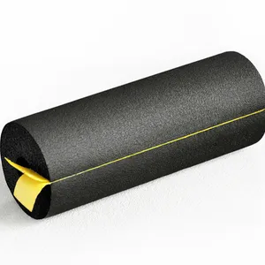 Bellsafe Pre-split Black Rubber Foam Pipe Insulation NBR PVC Rubber Insulation Pipe With Self- adhesive