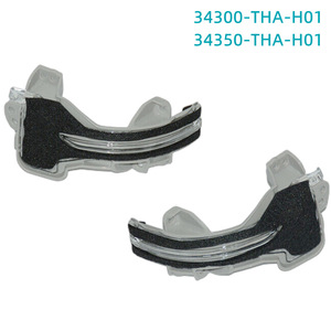 Cubierta de Espejo para Honda CRV 34300-THA-H01 34350-THA-H01, Juego Completo de Plástico, Ensamblaje de Luz de Señal de Giro Retrovisor - Product Image 5