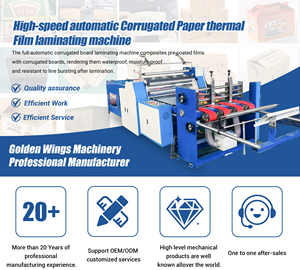 ZH-YTM hoàn toàn tự động tốc độ cao Bopp nhiệt phim <span class=keywords><strong>Laminator</strong></span> cho các tông sóng, cấp công nghiệp với Auto SLITTER - Product Image 3