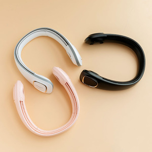 Portable Handheld Desktop Hung Waist Rechargeable Mute Bladeless Hanging Neck <b>Fan</b>, Outdoor Adjustable Display Cooling <b>Fan</b> - Product Image 1