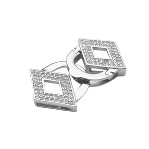 Cierres de mariposa de plata de ley 925 chapados en oro de 18k para pulseras de 25mm con cierre de resorte, ideales para la fabricación de joyas con perlas. - Product Image 5