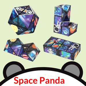 Panda Mini 6x6x6 Cube Magique 3D en Plastique Boîte Anti-Stress Infinie Jouet Éducatif pour Enfants - Product Image 6