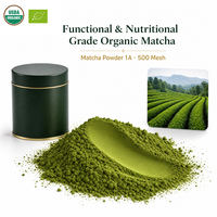 Poudre de Matcha biologique Demeter USDA AA de qualité culinaire pour la pâtisserie, certifiée biologique UE pour l'industrie de la pâtisserie
